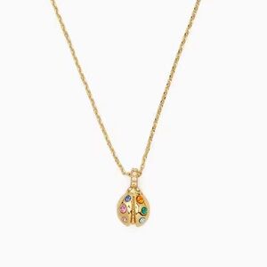 Kate Spade New York Nature Walk Ladybug Mini Pendant Necklace w/ Dust Bag